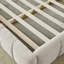 Structure de lit tapissier avec tissu épais, lit plateforme en chenille avec tête de lit et structure solide. Aucun sommier tapissier requis-556417720-556417722