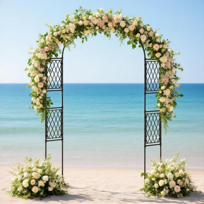 Pergola en acier pour jardin pour l'extérieur