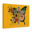 Faith Butterfly Cross - Wrapped Canvas Print