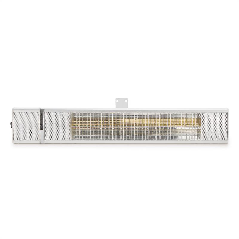 Gold Bar Electric Ceiling Mounted Patio Heater, White