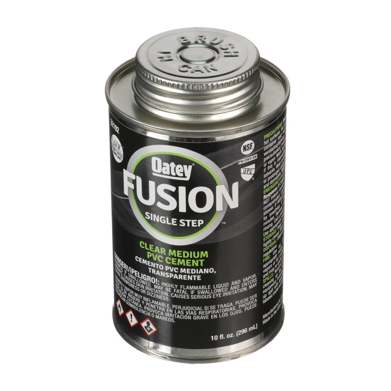 10 oz. Ciment en fusion en PVC transparent One-Step
