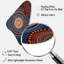 Teiksma - art mural asymétrique en métal de forme transitionnelle Boomerang-109628708