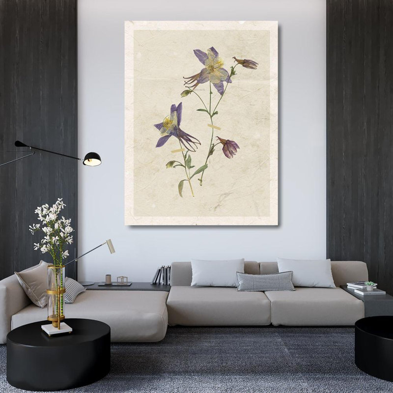 «Red Barrel Studio® Robinson, Carol», reproduction d'art sur toile tendue: Columbine pressée, 18936, H 47 po x l 36 po
