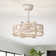 Peaslee 18.9'' Ceiling Fan with Light Kit and Remote Control