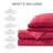 Micro Fleece Red Anti-pilling Cozy Fleece 3-Piece Twin Sheet Set-1911113363-1911113365
