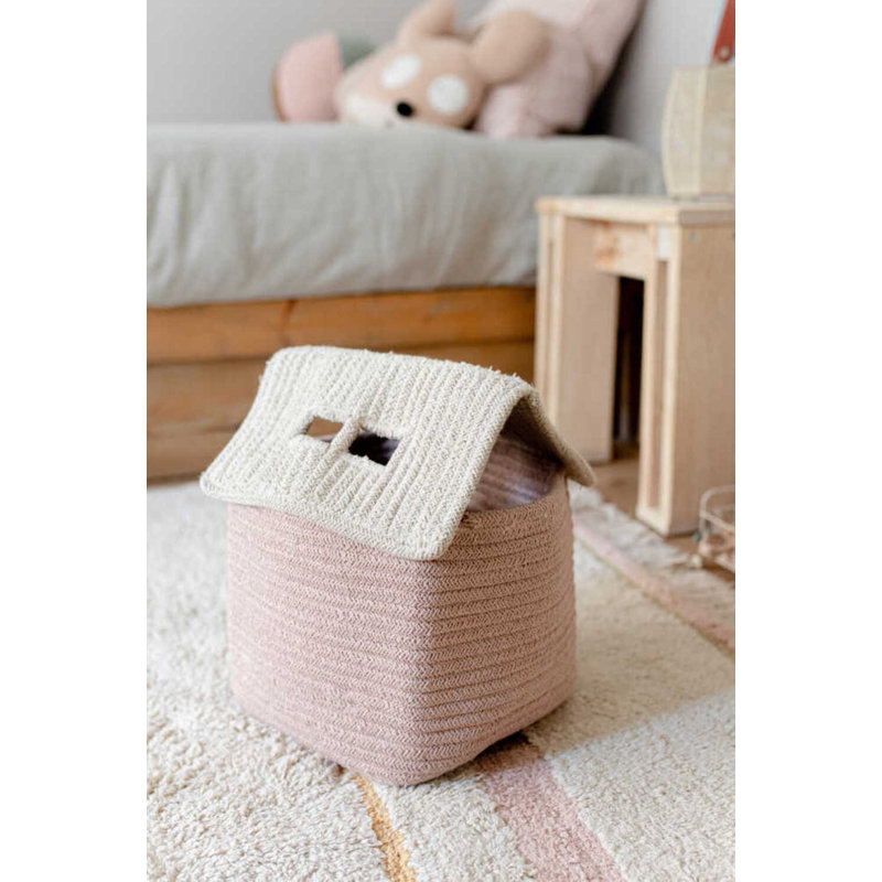 Basket House Toffee, Pink/Natural
