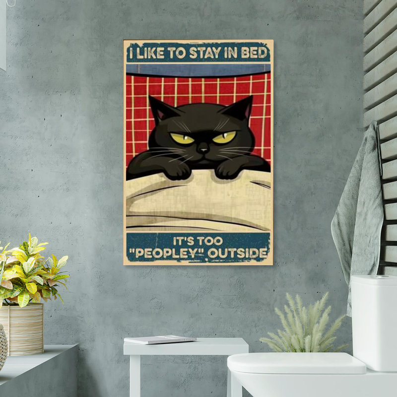 «Its Too Peopley extérieur 1», impression sur toile tendue, L 24 po x H 36 po
