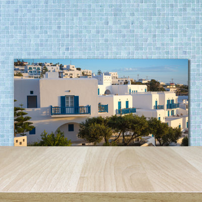 50cm W x 100cm L Glass Peel and Stick Panel
