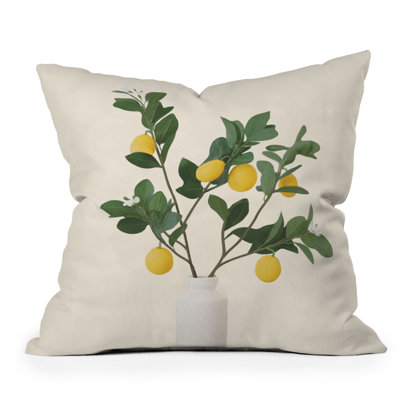  Coussin décoratif floral intérieur / extérieur réversible
