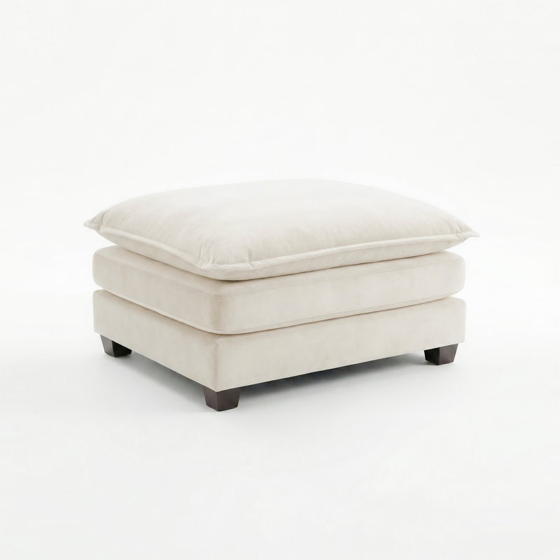 Ottoman For Modular Sofa, Beige