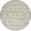 Tapis gris et brun à motif géométrique Horley-2007915694