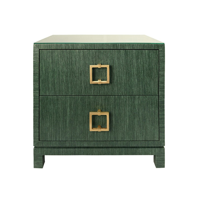 Cole 2 - Drawer Nightstand, Green