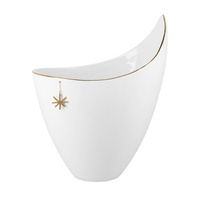 Night Sky Porcelain Vase with Star Pendant