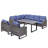 Nazime Karlshamn 4 Piece Sectional Seating Group with Cushions-91440549