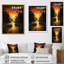 Coucher de soleil africain sur la rivière Jungle 1 - Art mural Jungle-1823701220-1823701231