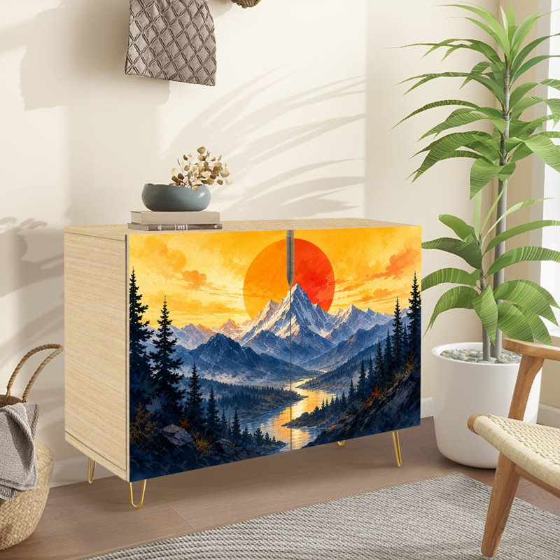Buffet Buffet avec rangement Golden Sunset