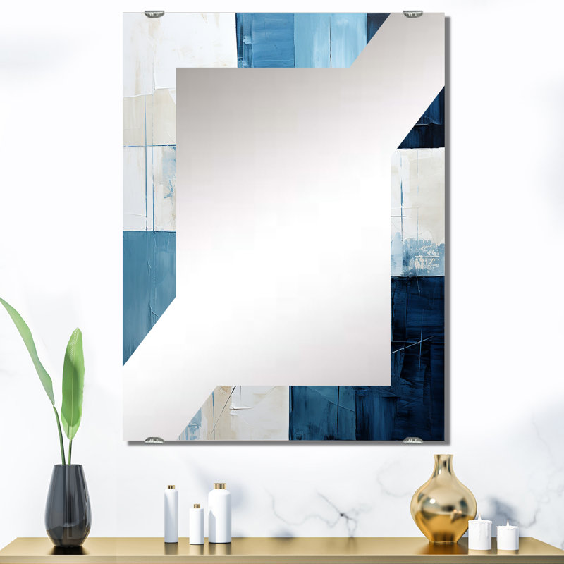 Miroir mural Nautical White, 40 po x 30 po