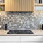 Carreau de mosaïque en verre 2 po x 2 po Eterna Big Hexx-98413722