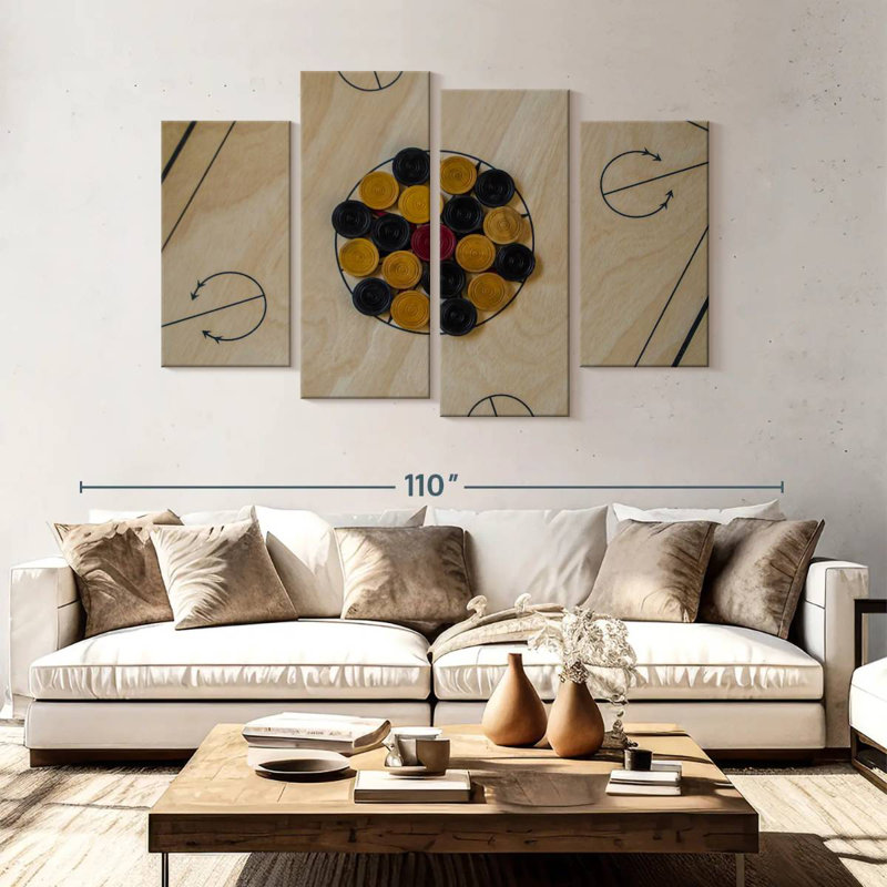 Senne Carrom Board Game, 54" H x 84" W
