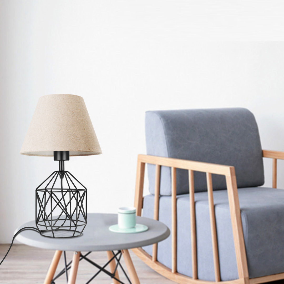 38.5Cm Black Table Lamp