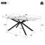Extendable Dining Table Black With Desktop-370463819