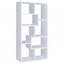 Bibliothèque géométrique blanche à 8 tablettes-2079641733