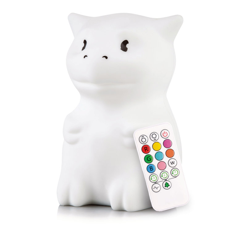 Dragon-Shaped LED Color Changing Silicone Night Light