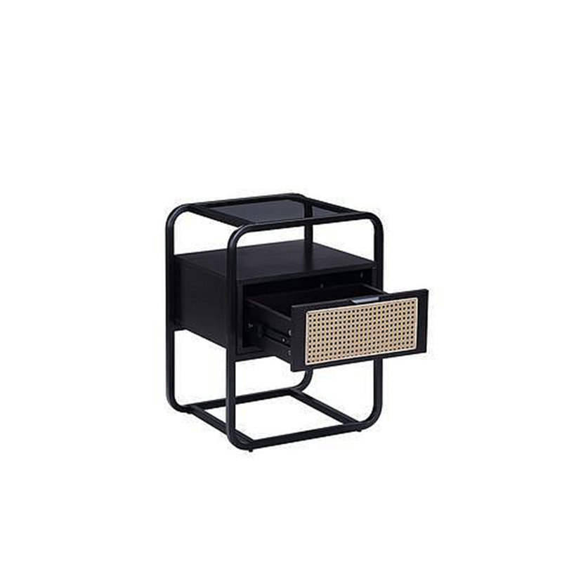 Colson Black Finish Accent Table