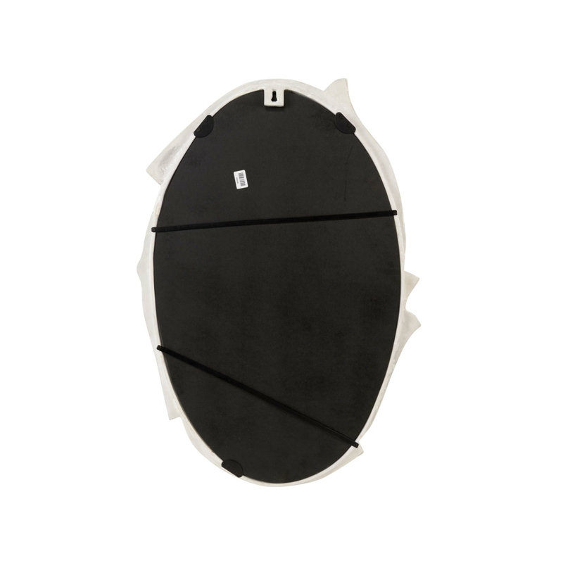Timber Oval Mirror