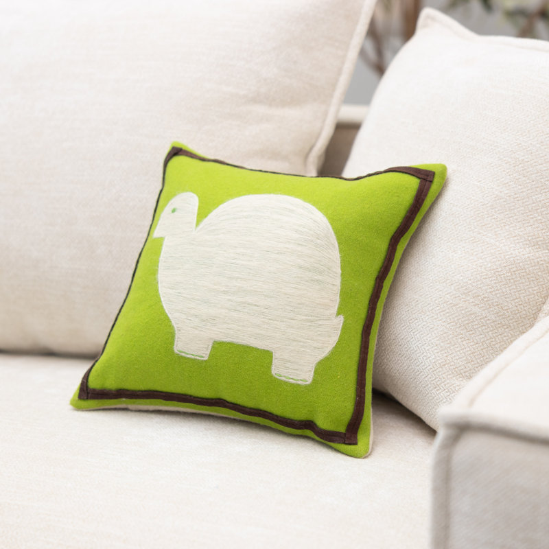 Wool Square Pillow Cover & Insert