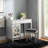 Depuy Contemporary Vanity Set with Mirror and Padded Matching Stool