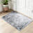 Green Snow Branches Winter Forest Snowy Tree Wonderland Landscape Beautiful Machine Washable Indoor Area Rug-129431343