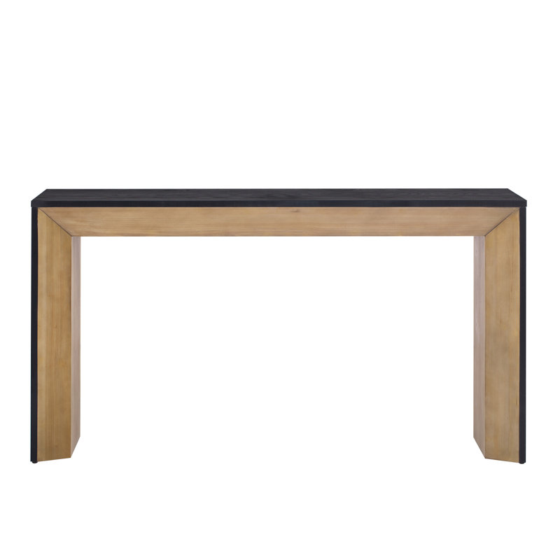 Mirod Elegant Console Table, Brown/Black