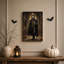 Art mural sur toile gothique squelette vampire dans la cathédrale avec Halloween-675954654