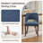 31in Round Dining Table Set with 2/4 Fabric Chairs,Industrial Farmhouse Style for Small Spaces-2009613320-2009613327-2009613331