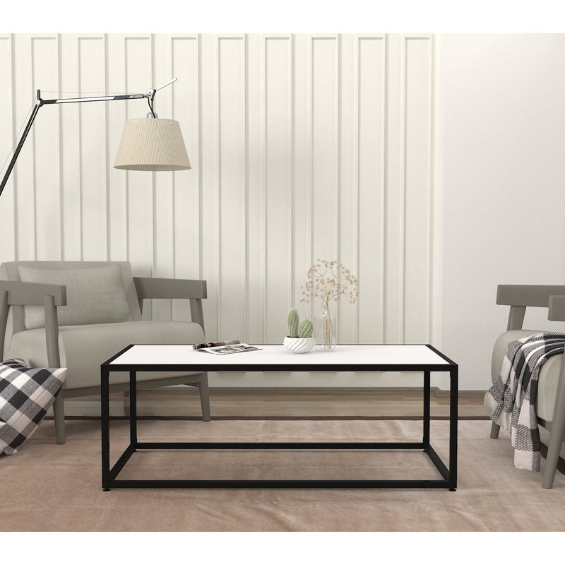 Table basse Clintondale, Blanc