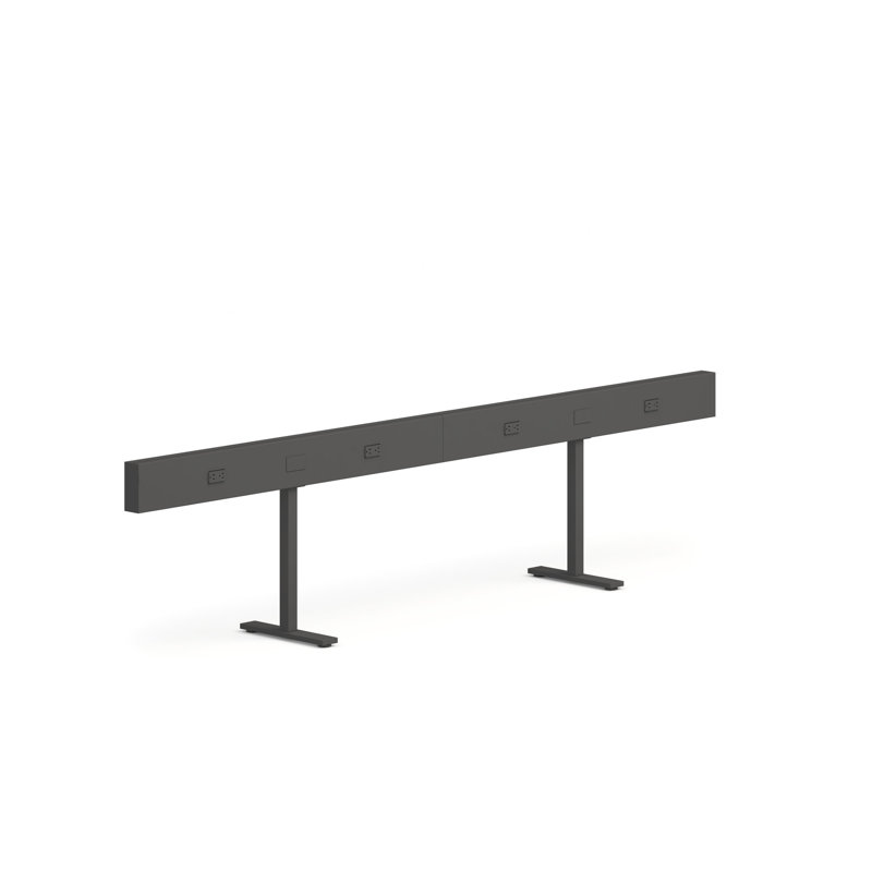 Rail électrique à rampe, Gris anthracite, H 23,5 po x l 60 po x P 14,5 po