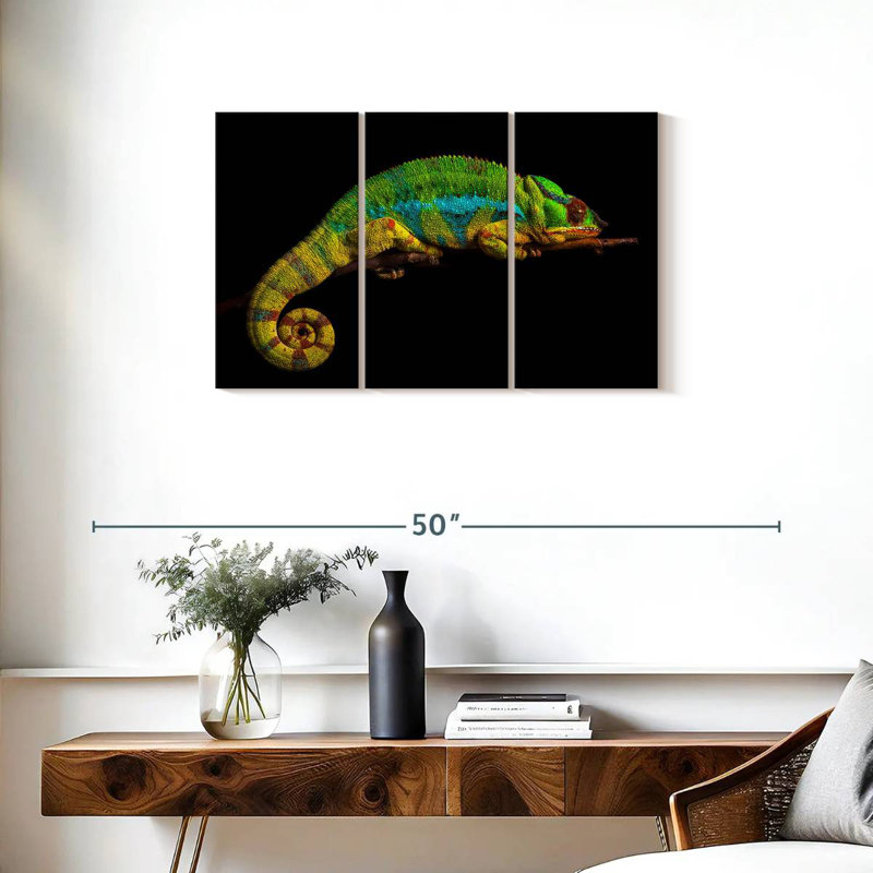 Sleeping Panther Chameleon, 20" H x 33" W