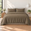 Ensemble de housse de couette 100% lin Clara avec taies décoratives Clara-130967600-130967602