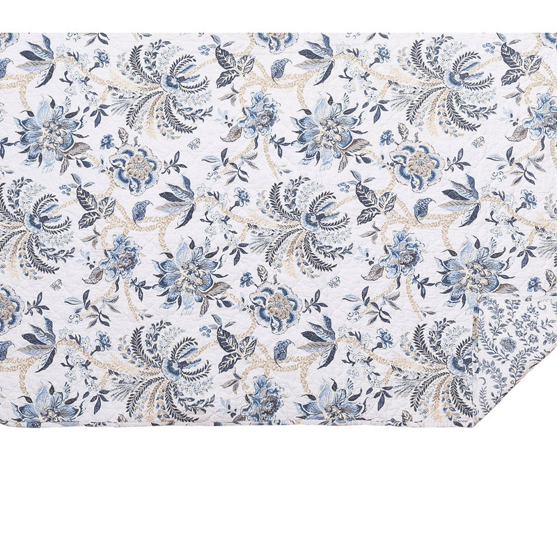 Braganza Blue Bell Throw