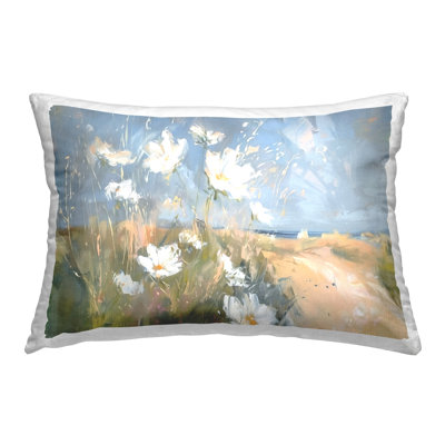 Coussin Seaside Wildflowers Scenery