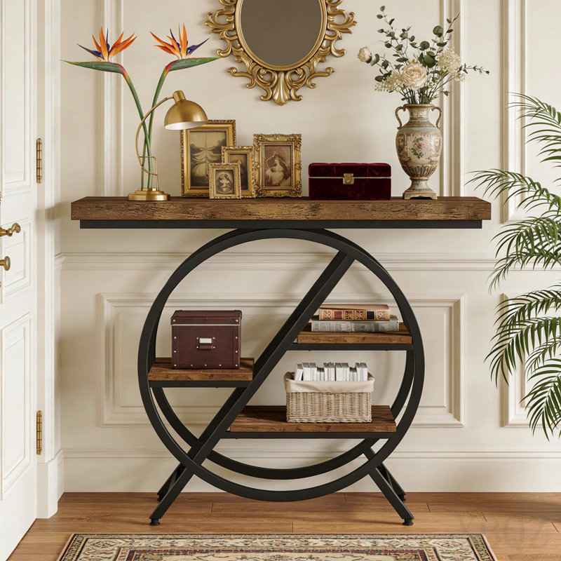 Table de couloir, console chic, table de vestibule fonctionnelle