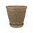 Aged Granite Look 23 In. Dia x 22 In. H Indoor/Outdoor Lattice Planter with Saucer