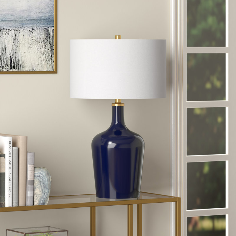 Kylematthew Table Lamp, Navy Blue