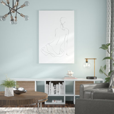 «Gestural Contour I» par Ethan Harper, reproduction d'art sur toile tendue