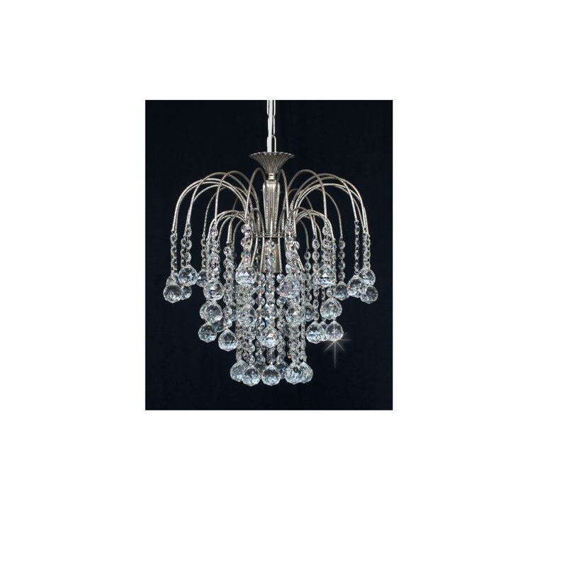 1 - Light Nickel Crystal Pendant