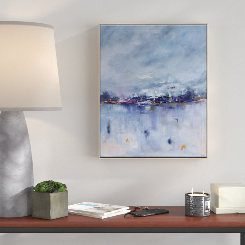 Winter In Abu Dhabi by Amira Rahim - Painting on Canvas, 51cm H x 41cm W, Timber