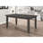 Dexter Dark Gray Rectangular Plank Top Dining Table