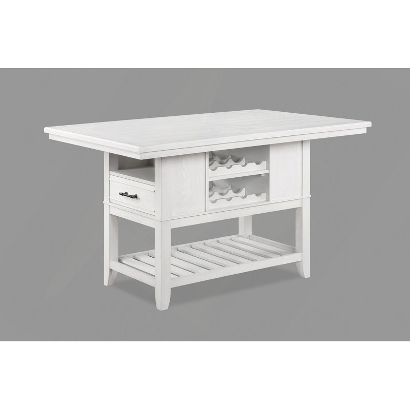 Table de salle à manger à hauteur de comptoir 1Pc avec tiroirs de rangement