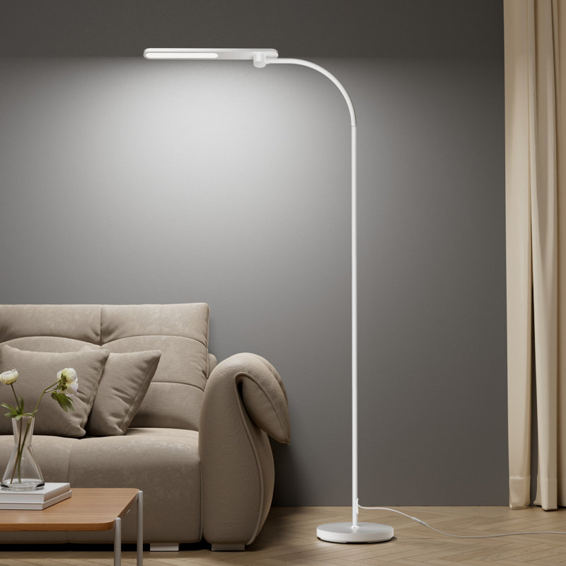 Lampe sur pied Honeywell F4 à DEL avec col de cygne, lampe de lecture et de travail à intensité variable à intensité variable, grande lampe sur pied attentionnée